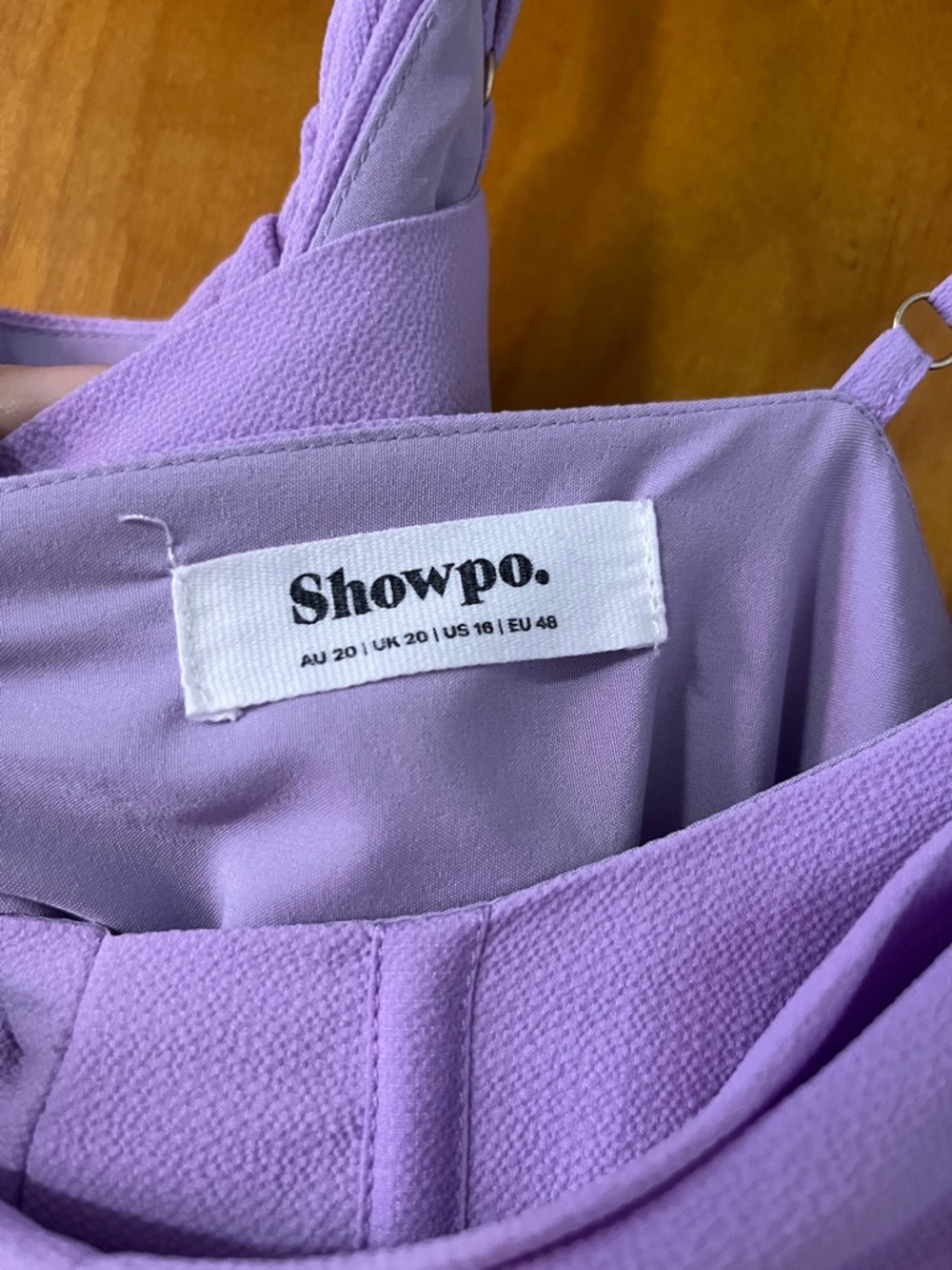 Showpo Lavender Draped Cowl Midi Dress - Picture 4 of 7